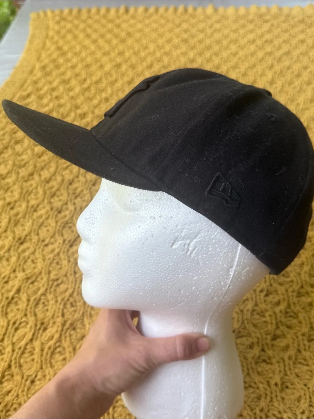 New Era Youth New York Yankees Fitted Hat Jay-Z Blueprint All Black Everything